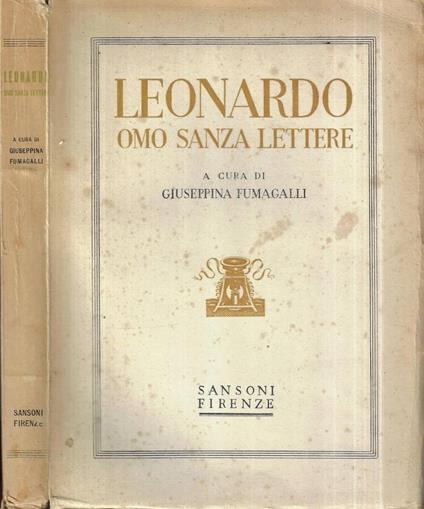 Leonardo omo senza lettere - copertina