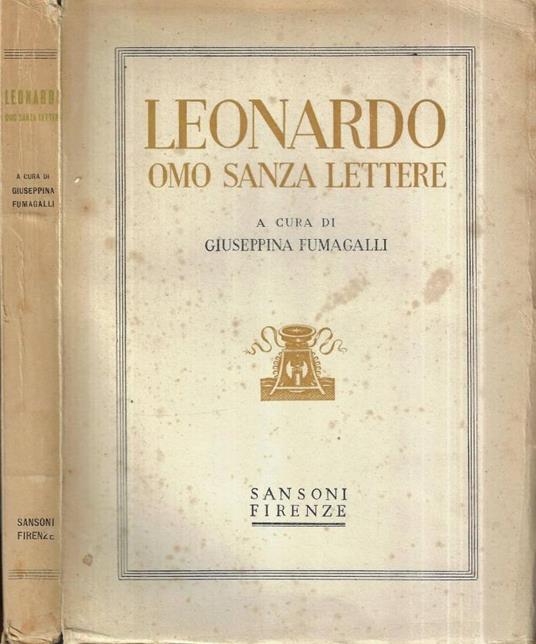 Leonardo omo senza lettere - copertina