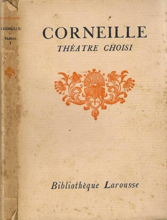 Theatre choisi - copertina