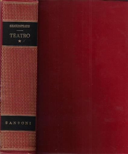 Teatro Vol. I - William Shakespeare - copertina