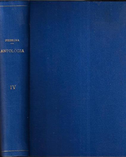 Antologia Vol. IV - copertina