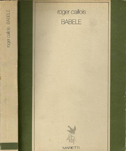 Babele - Roger Caillois - copertina