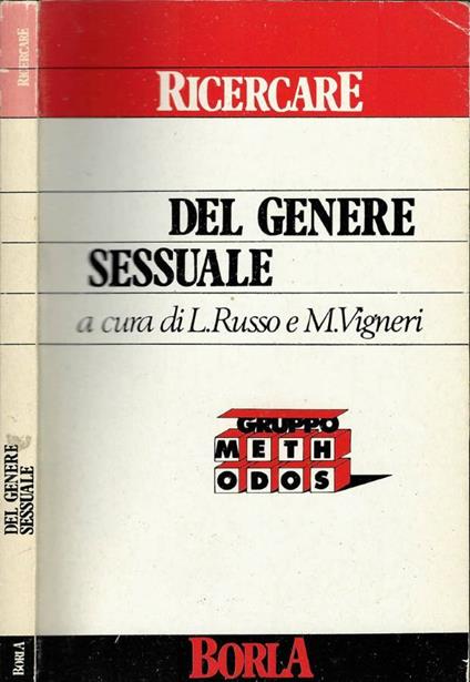 Del genere sessuale - copertina
