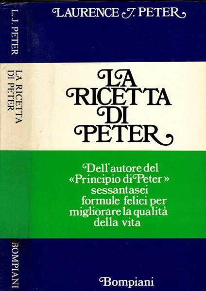 La ricetta di Peter - Laurence J. Peter - copertina