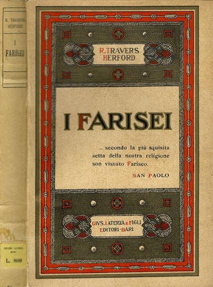 I Farisei - copertina