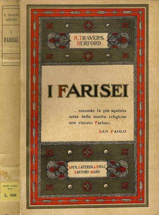 I Farisei - copertina