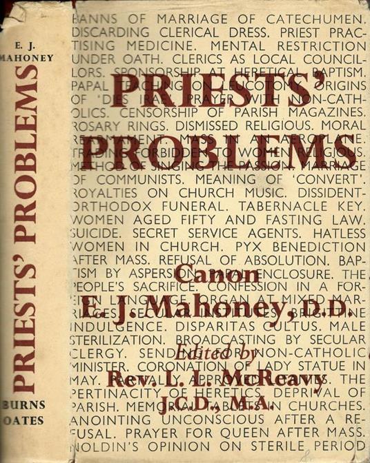 Priests' problems - copertina