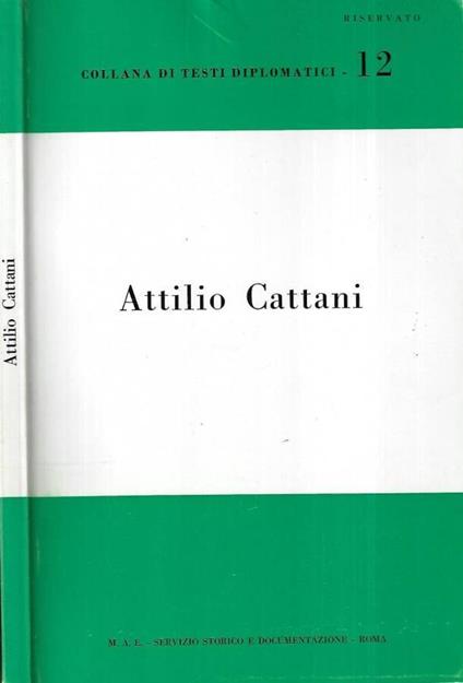 Attilio Cattani - copertina