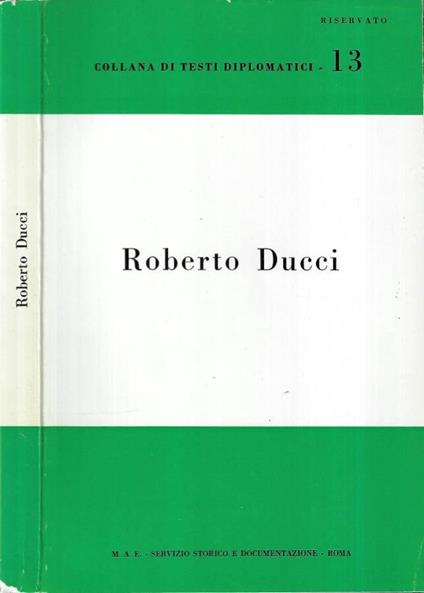 Roberto Ducci - copertina