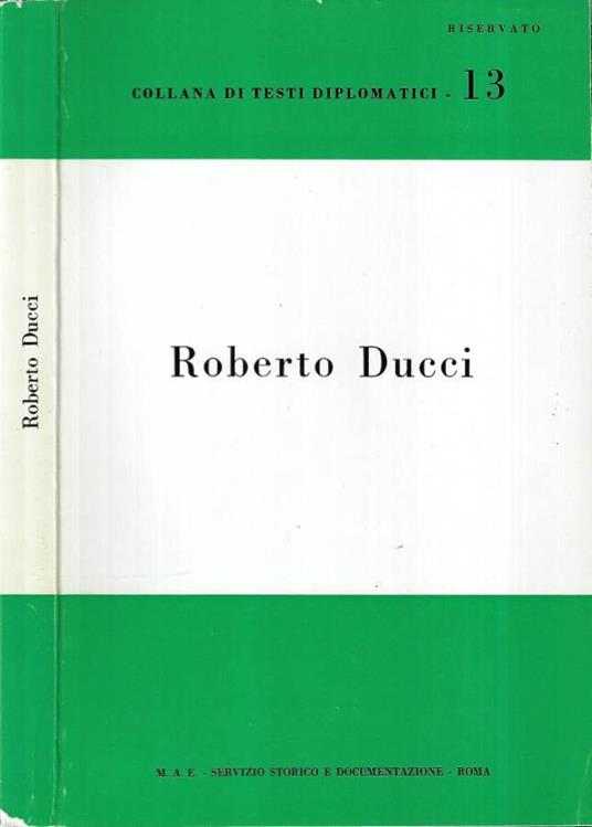 Roberto Ducci - copertina