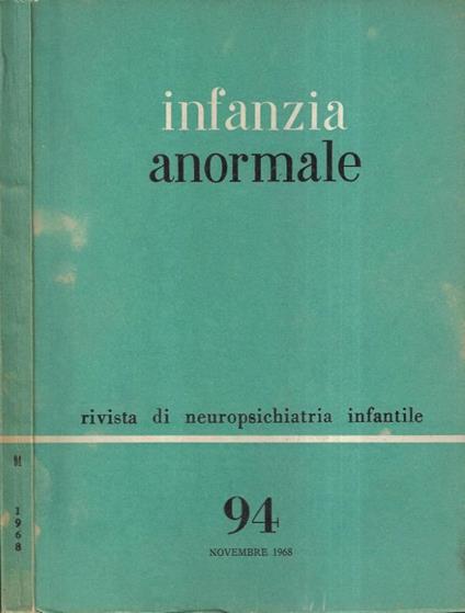 Infanzia anormale n. 94 - copertina