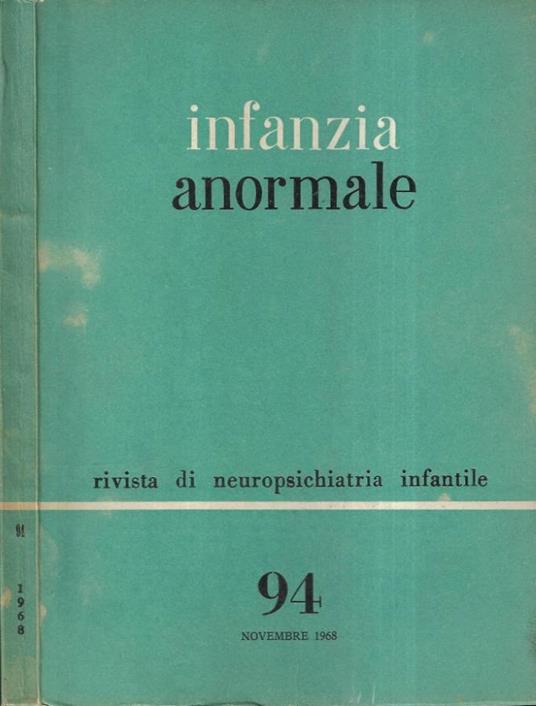 Infanzia anormale n. 94 - copertina