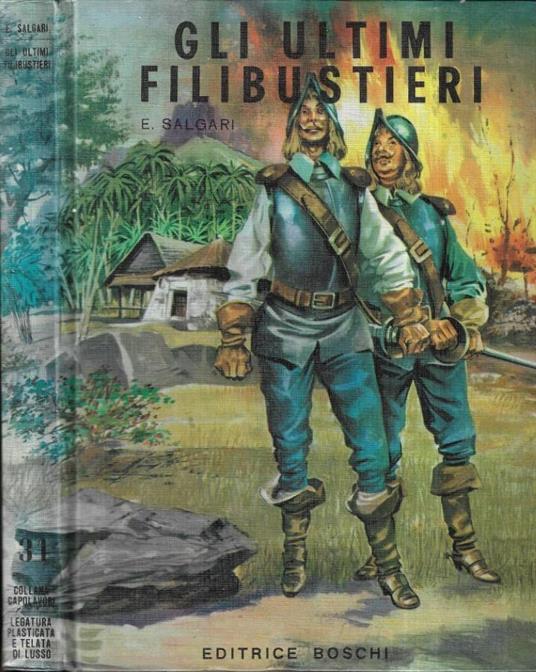 Gli ultimi filibustieri - Emilio Salgari - copertina