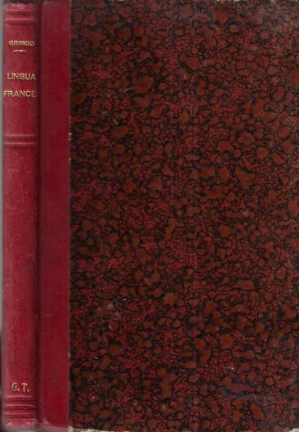 Lingua francese Parte prima - copertina
