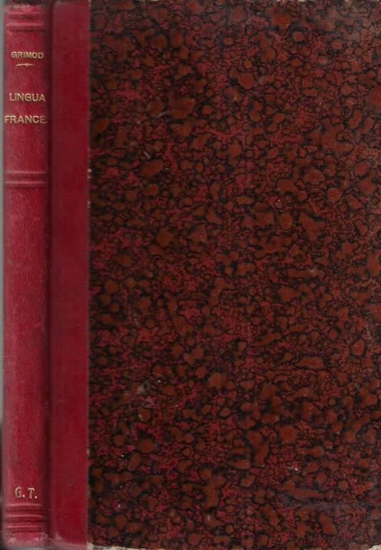 Lingua francese Parte prima - copertina