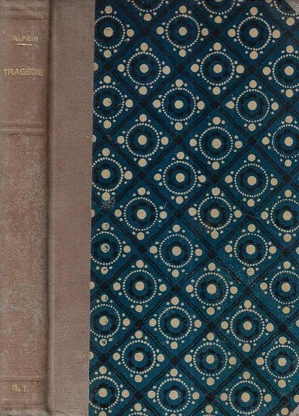 Tragedie - Vittorio Alfieri - copertina