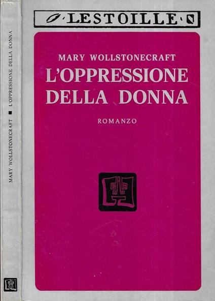 L' oppressione della donna - Mary Wollstonecraft - copertina