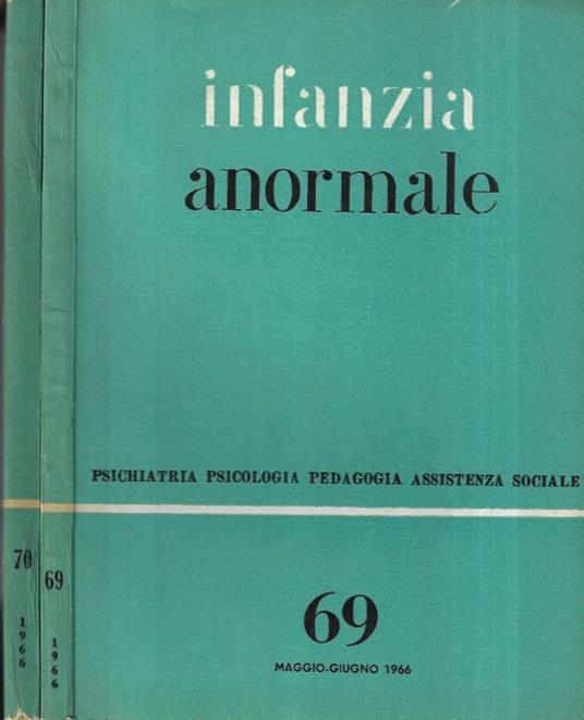 Infanzia anormale nn.69 - 70 - copertina