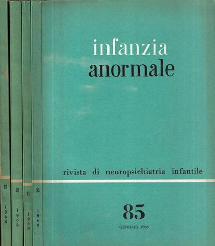 Infanzia anormale nn. 85 - 91 - 92 - 93 - copertina