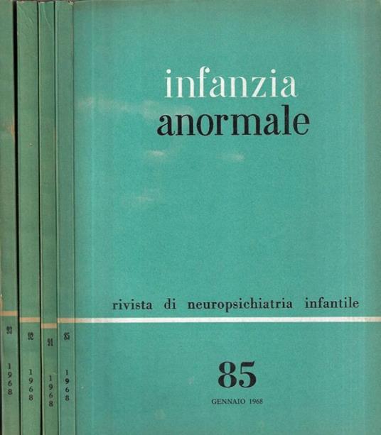 Infanzia anormale nn. 85 - 91 - 92 - 93 - copertina