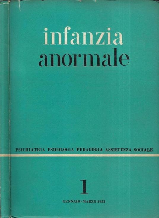 Infanzia anormale n. 1 - copertina