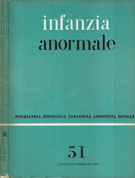 Infanzia anormale n. 51 - copertina