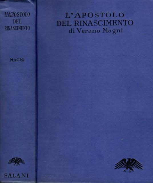 L'apostolo del rinascimento - copertina