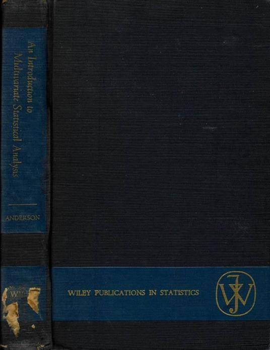 An introduction to multivariate statistical analysis - copertina