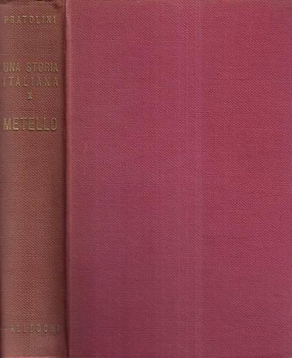 Metello Vol. 1 - Vasco Pratolini - copertina