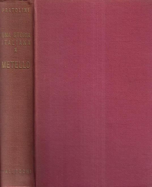 Metello Vol. 1 - Vasco Pratolini - copertina