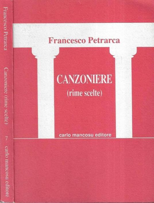 Canzoniere - Francesco Petrarca - copertina