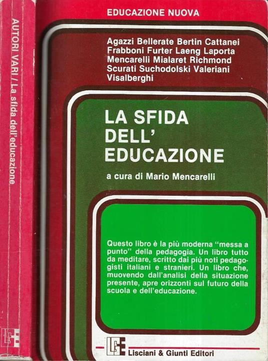 La sfida dell' educazione - copertina
