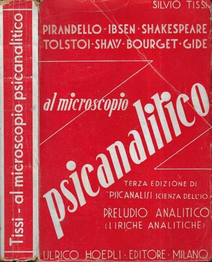Al microscopio psicanalitico - copertina