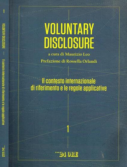 Voluntary disclosure - copertina