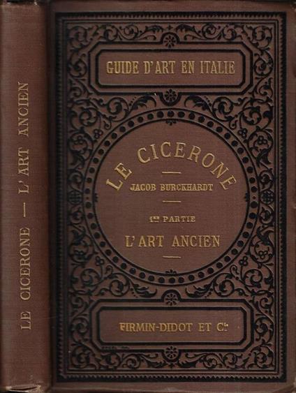 Le Cicerone Parte 1 - Jacob Burckhardt - copertina