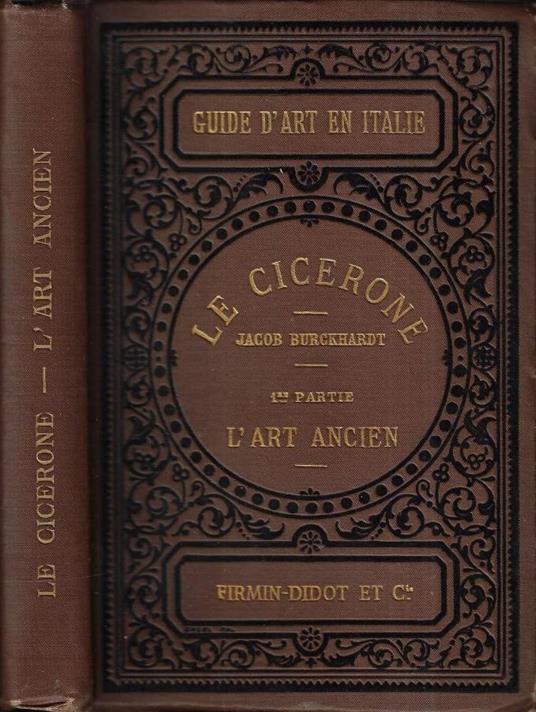 Le Cicerone Parte 1 - Jacob Burckhardt - copertina