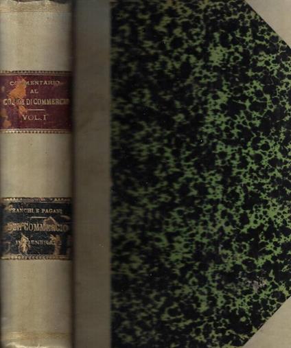 Commentario del codice di commercio Vol. I - L. Franchi - copertina