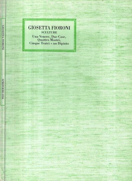 Giosetta Fioroni sculture - copertina