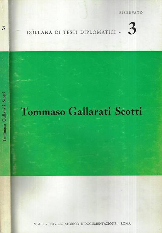 Tommaso Gallarati Scotti - copertina