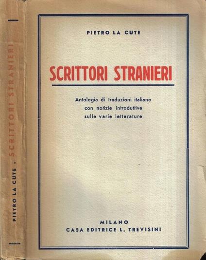 Scrittori stranieri - copertina