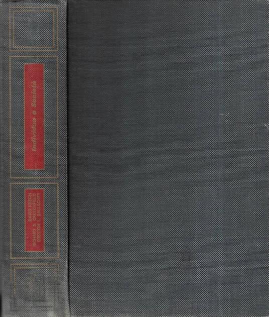 Individuo e società - copertina