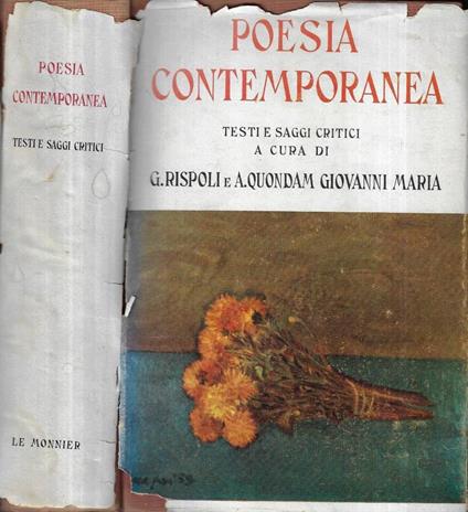 Poesia contemporanea - copertina