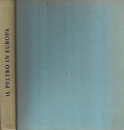 Il peltro in Europa - copertina