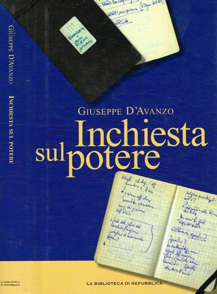 Inchiesta sul potere - Giuseppe D'Avanzo - copertina