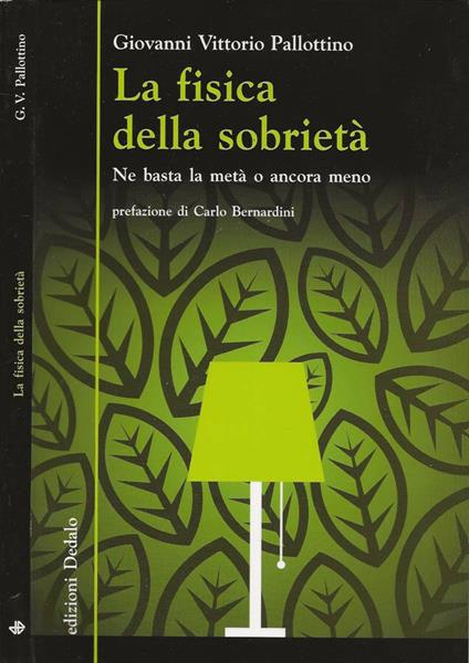 La fisica della sobrietà - copertina