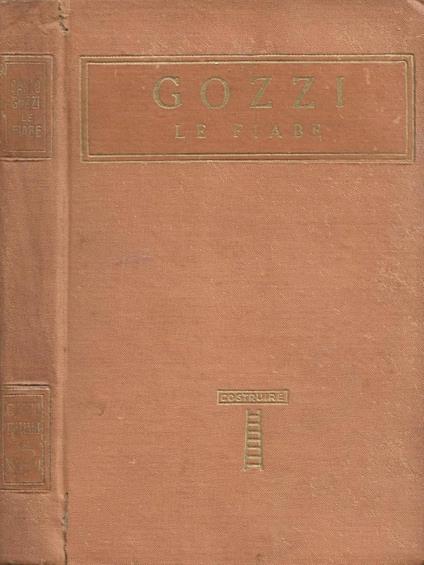 Fiabe - Carlo Gozzi - copertina