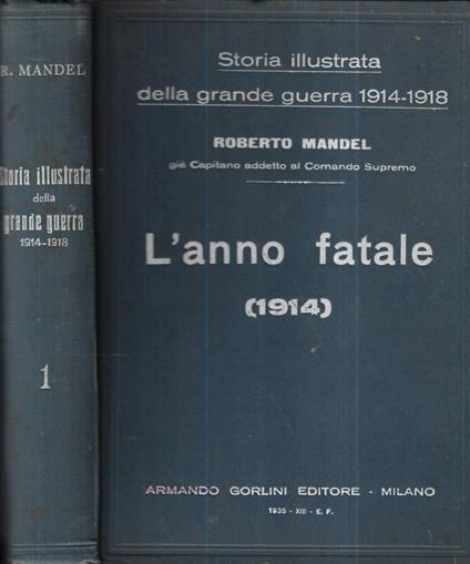 L' anno fatale - Roberto Mandel - copertina
