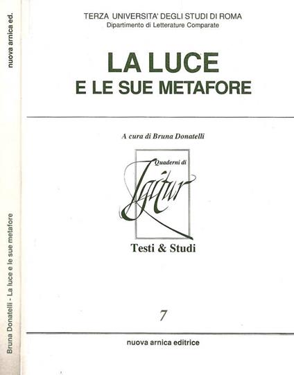 La luce e le sue metafore - copertina