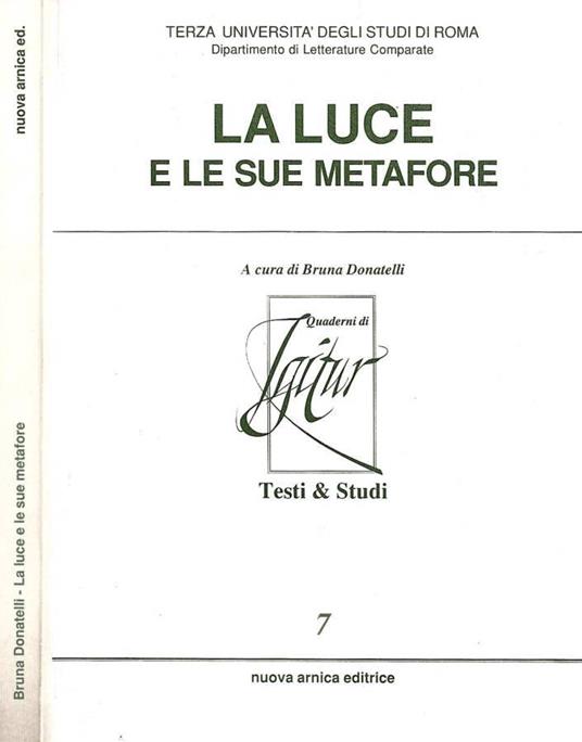 La luce e le sue metafore - copertina