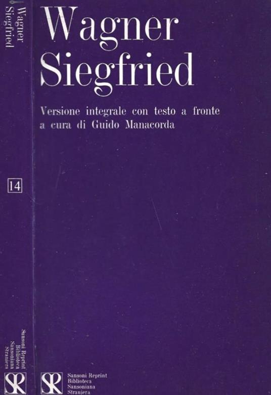 Siegfried - copertina